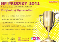 SIP PRODIGY 2012
